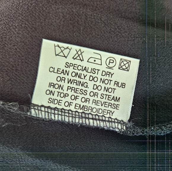 Monisha Jaising × Tabla Sheer Black Sequin New York Embellished Tunic Top - Picture 11 of 12